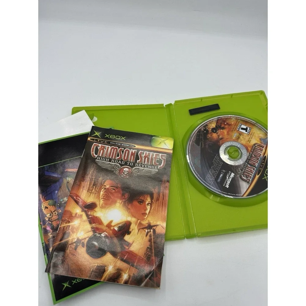 Crimson Skies High Road to Revenge Original Xbox CIB Complete Tested Working